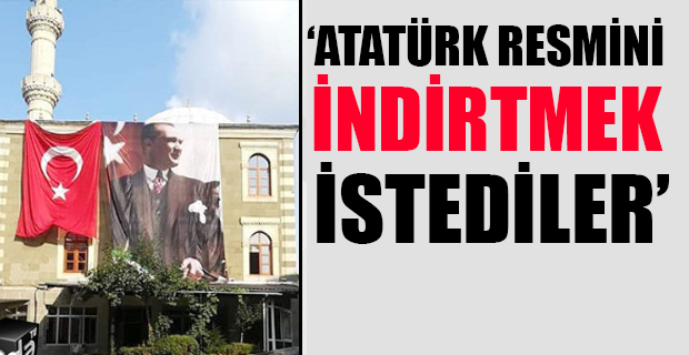 Diyanet'ten ikinci Atatürk skandalı... Camideki resmine tahammül edemediler