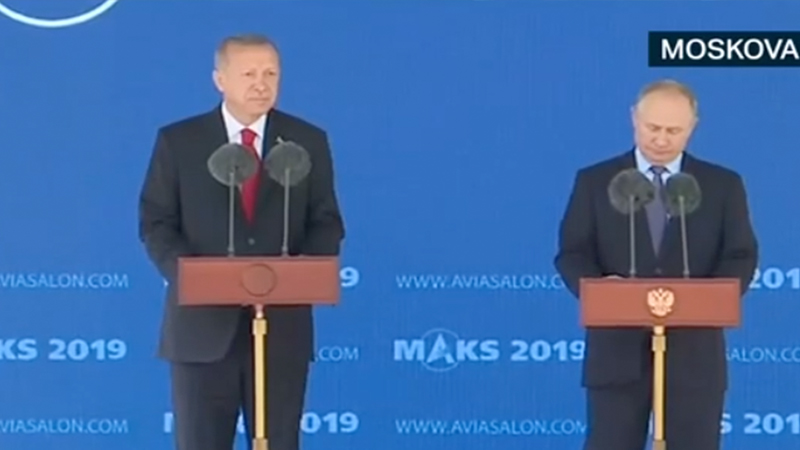 Erdoğan ve Putin ortak basın toplantısı düzenliyor