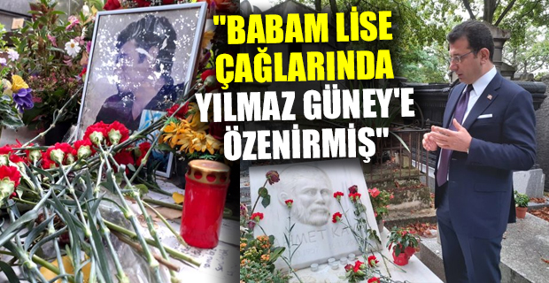 İmamoğlu, Ahmet Kaya ve Yılmaz Güney'in mezarlarını ziyaret etti