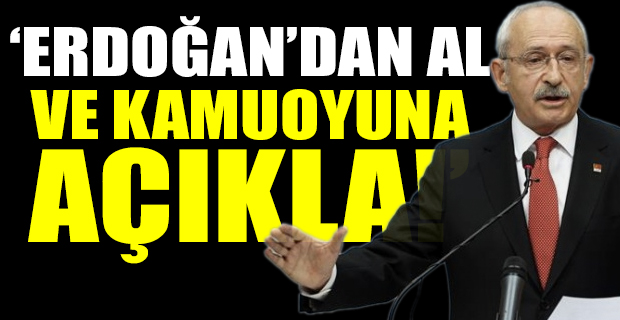 Kılıçdaroğlu, Bahçeli'ye seslendi: Bu senin tarihi görevindir