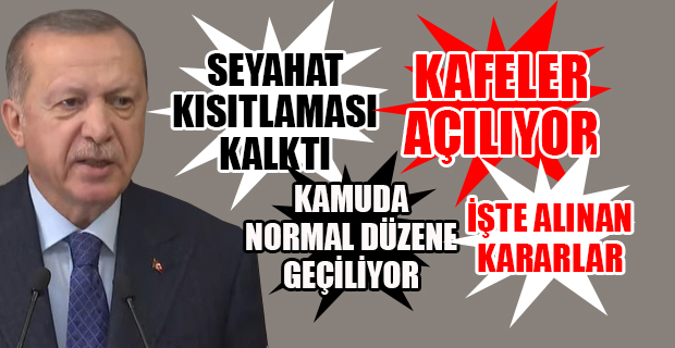 Erdoğan kalkan yasakları açıkladı...