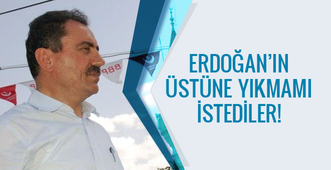 Yazıcıoğlu cinayetini Erdoğan'ın üstüne yıkmamı istediler!