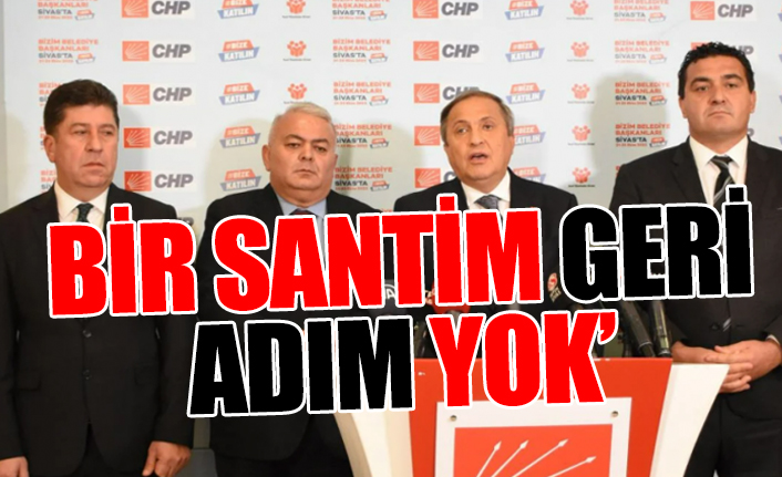 Torun, Sivas’ta düzenlenen CHP Belediye Başkanları Çalıştayı’nın sonuç bildirgesini açıkladı