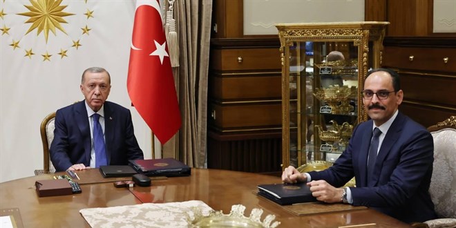 Cumhurbaşkanı Erdoğan, MİT Başkanı Kalın'ı kabul etti