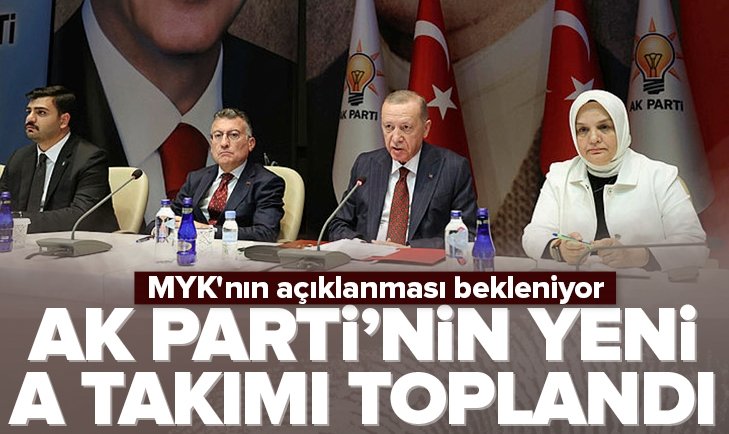 Ömer Çelik AK Parti'nin yeni MYK'sını açıkladı.