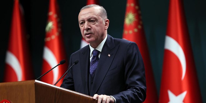 Erdoğan'dan çağrı: Yer gök bayrak olsun