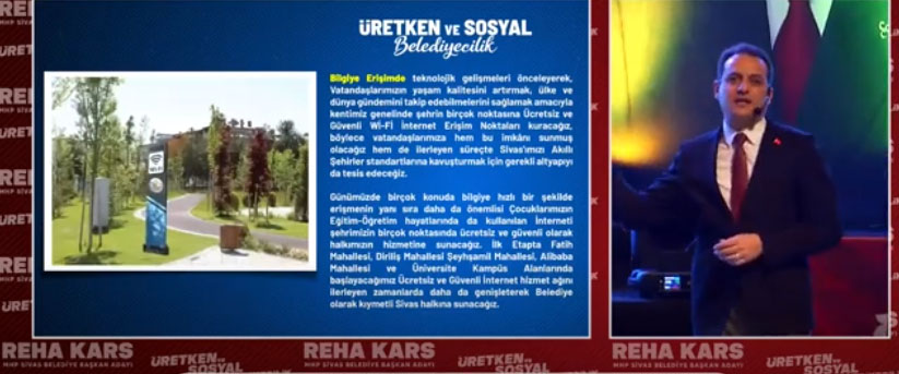 MHP Sivas Belediye Başkan Adayı Reha Kars projelerini açıkladı