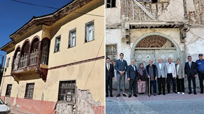 Sivas'ta tescilli 156 yıllık tarihi konak kamuya hibe edildi