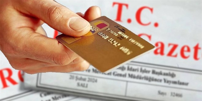 Kredi kartı faiz oranlarına düzenleme