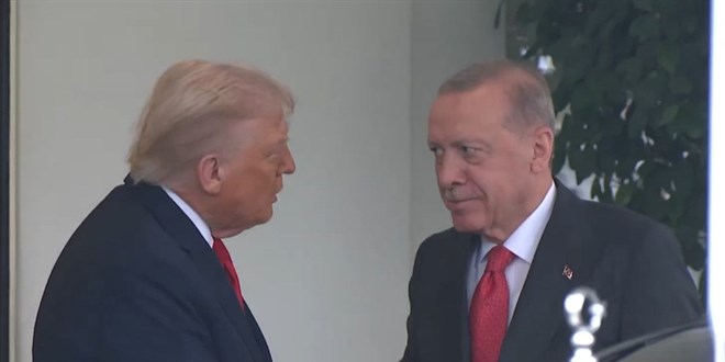 Cumhurbaşkanı Erdoğan Donald Trump ile bir araya geldi