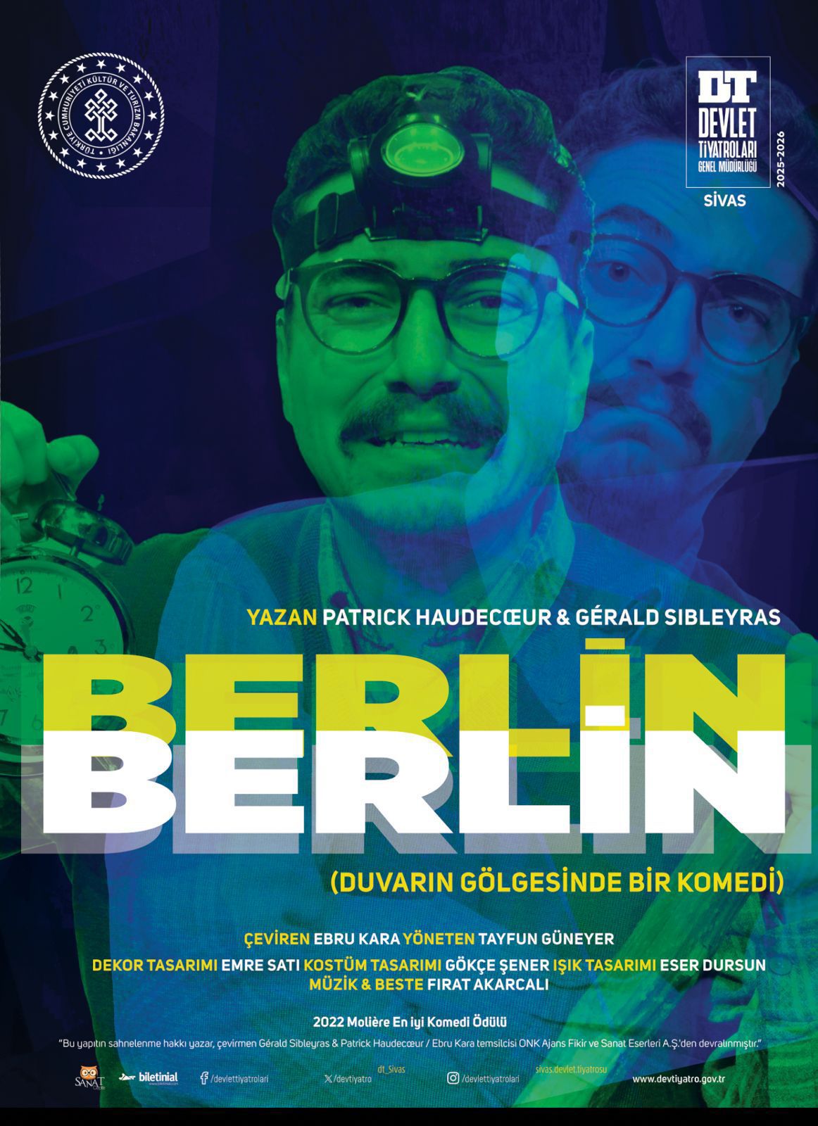 Sivas Devlet Tiyatrosu “Berlin Berlin” Adlı Oyun ile Prömiyer yaptı