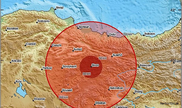 Sivas'ta deprem