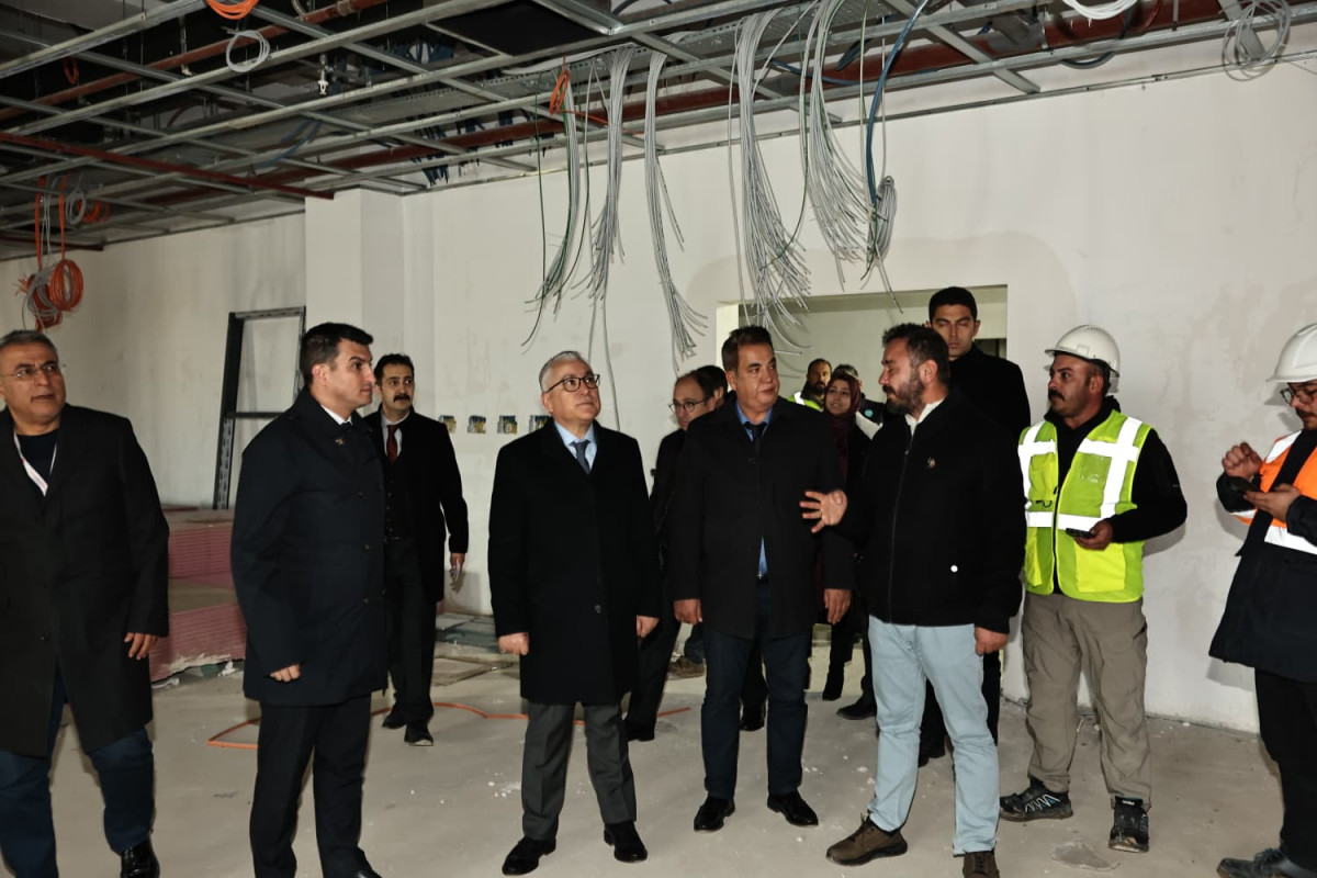 Vali Şimşek’ten Tıp Fakültesi Hastanesi İnşaatına Yakın Takip