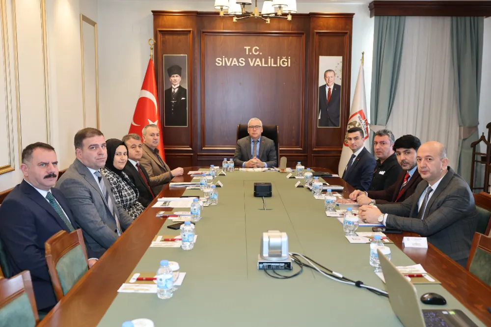 Sivas’ta taşkın riskine karşı tedbir toplantısı...