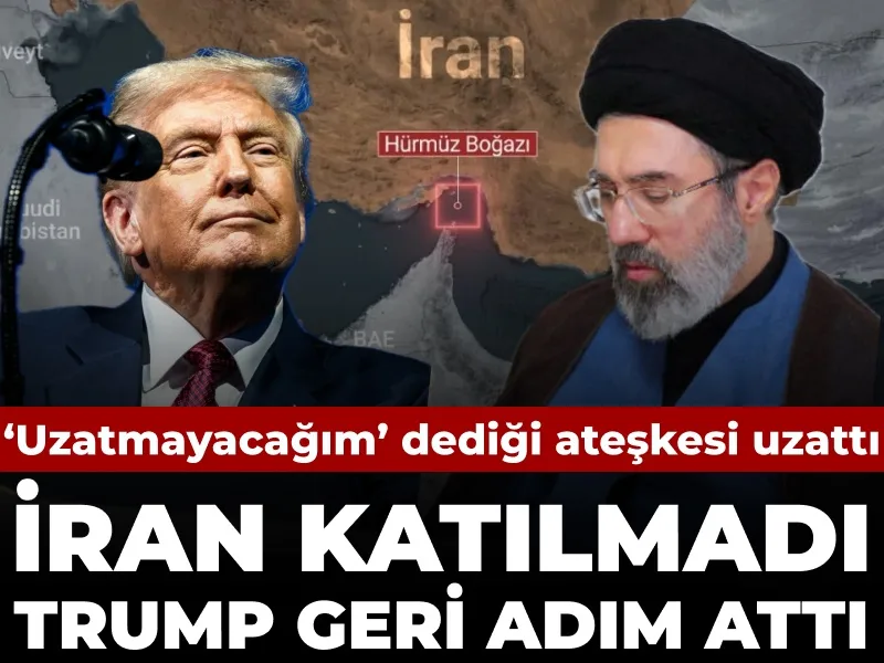 İran müzakereyi reddetti Trump ateşkesi uzattı