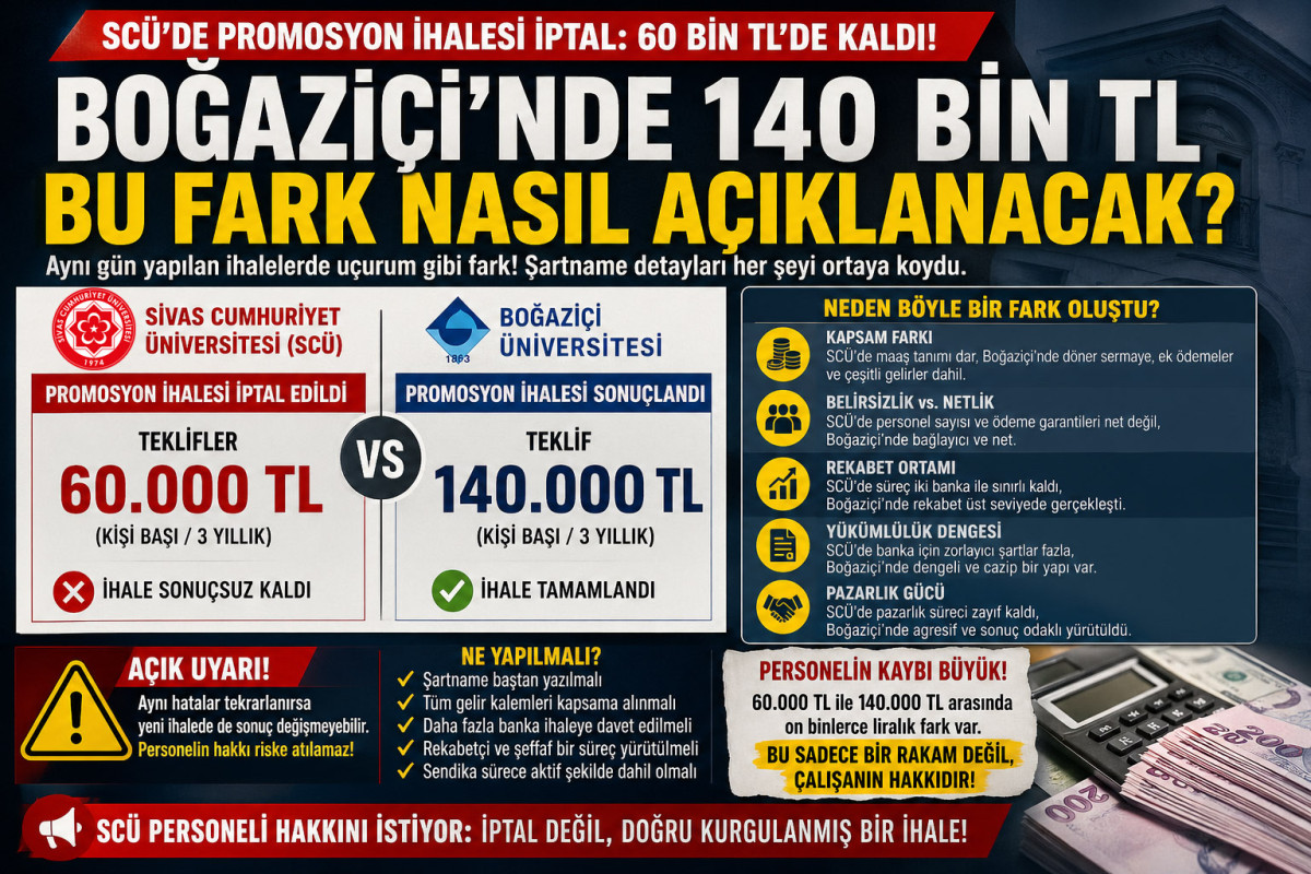 “SCÜ’de promosyon krizi: Tepkiler büyüyor”