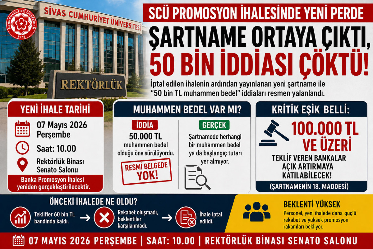 SCÜ promosyon ihalesinde yeni perde...
