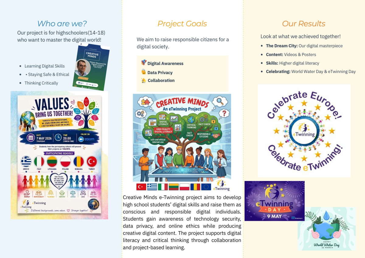Gençler Dijital Çağa “Creative Minds” projesiyle hazırlanıyor