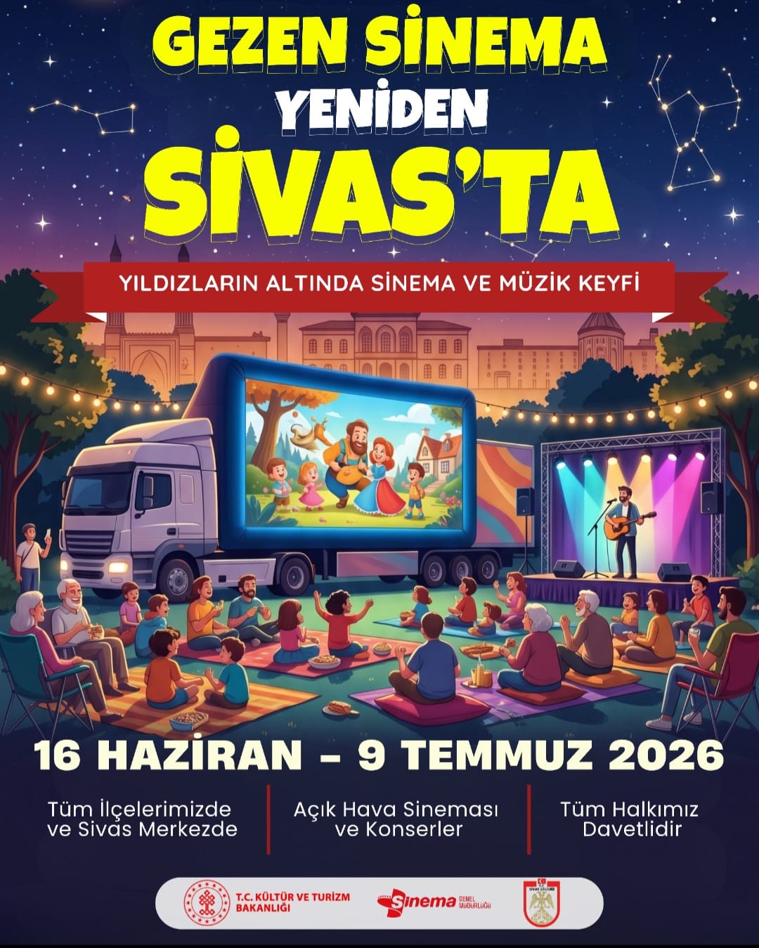 Gezen Sinema yeniden Sivas'ta