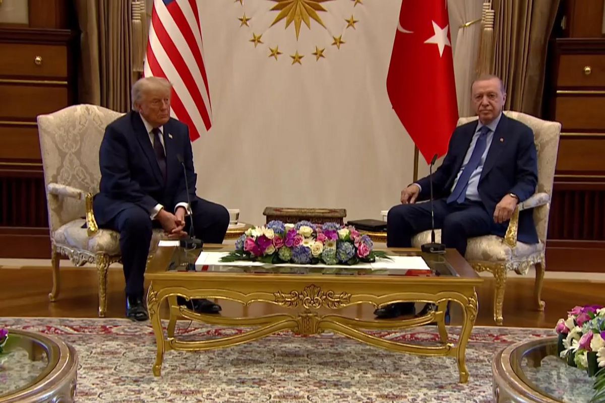 Beştepe'deki görüşme başladı!