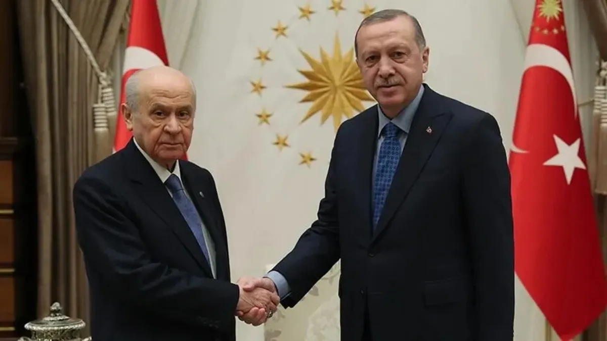 Erdoğan MHP lideri Bahçeli ile görüştü!
