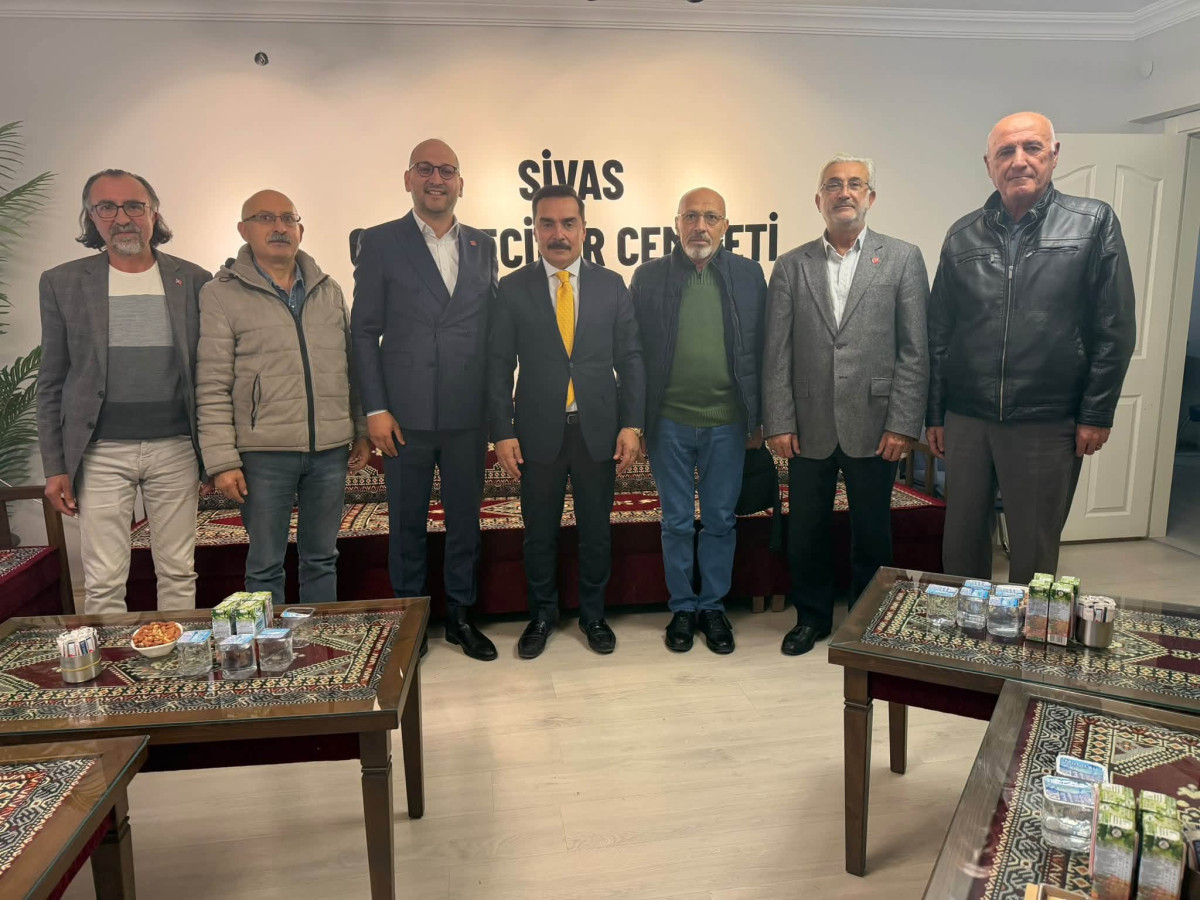 CHP Sivas İl Başkanı Semih Balk’tan Gazeteciler Cemiyeti’ne Ziyaret