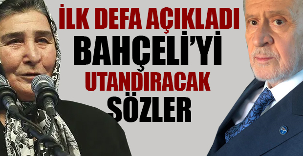 Şehit annesi Bahçeli'yi de danışmanını da rezil etti...