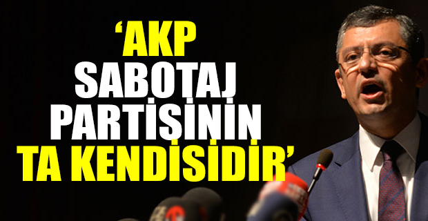 Özgür Özel'den AKP Sözcüsü Ömer Çelik’e yanıt