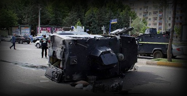Diyarbakır’da zırhlı araç devrildi: 6 polis yaralı