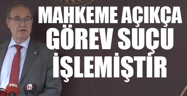 Enis Berberoğlu kararına Faik Öztrak'tan tepki: Anayasa çiğnenmiştir