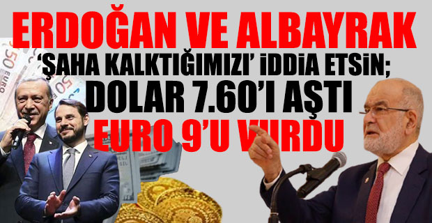 Karamollaoğlu: Türkiye ekonomisi pik değil dip yaptı