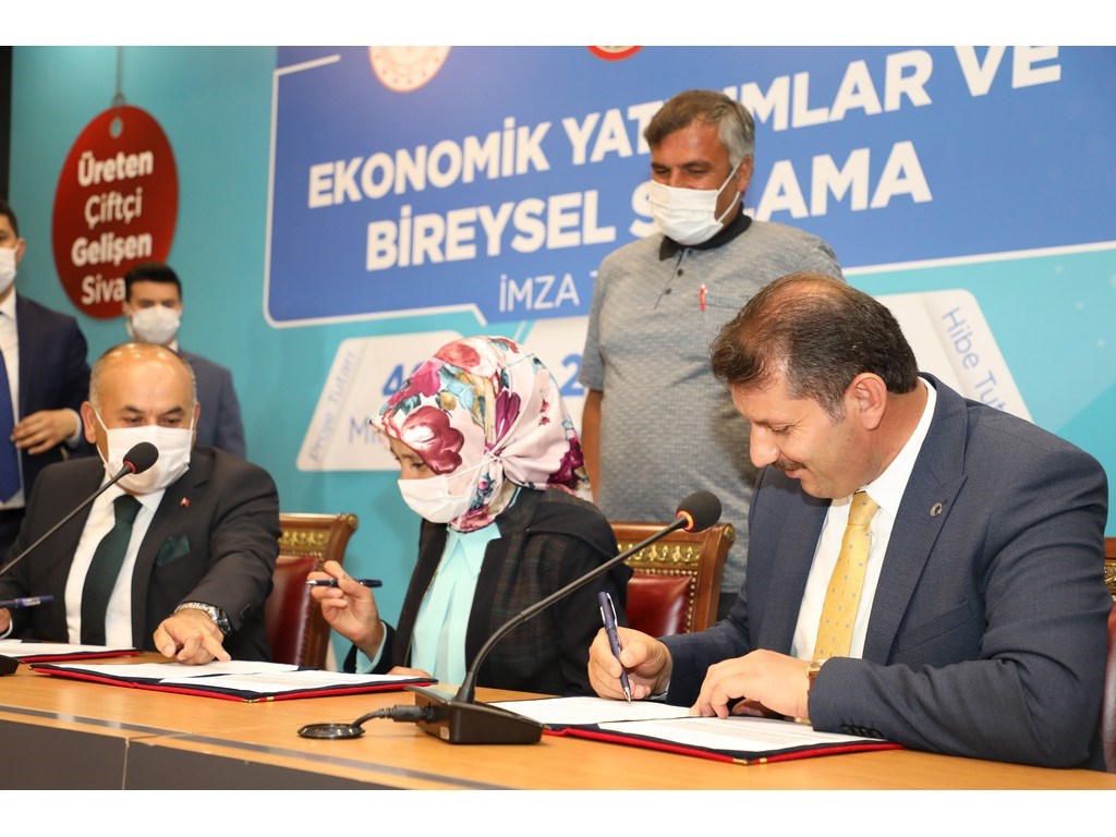Sivas'ta 40 Milyon TL tutarında 277 Projenin imza töreni gerçekleştirildi