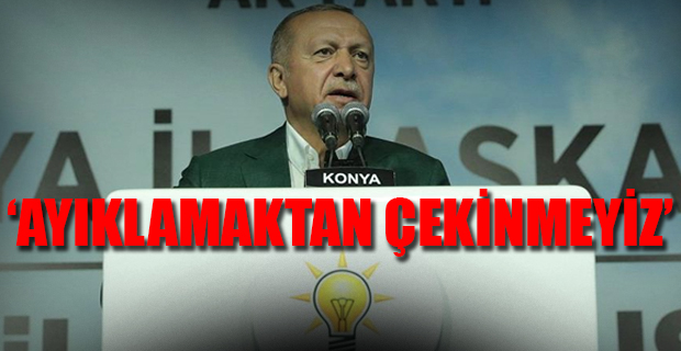 Erdoğan’dan partiden ayrılanlara sert eleştiri!