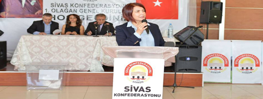 Sivas Konfederasyonu (SİVKON) Başkanlığına Yeniden Dr. Handan Toprak Benli Seçildi