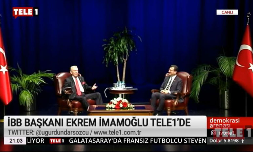 mamoğlu, Demokrasi Arenası’nda Uğur Dündar’a konuştu: Ya ‘Kanal’ ya İstanbul
