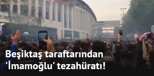 Beşiktaş taraftarından 'İmamoğlu' tezahüratı! 