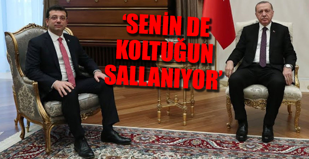 İmamoğlu'ndan Erdoğan'a bomba 'kırık sandalye' göndermesi!