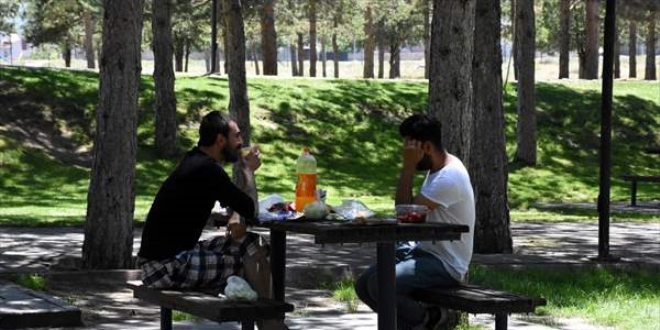 Sivas'ta piknik ve mesire alanlarında hafta sonu yoğunluğu