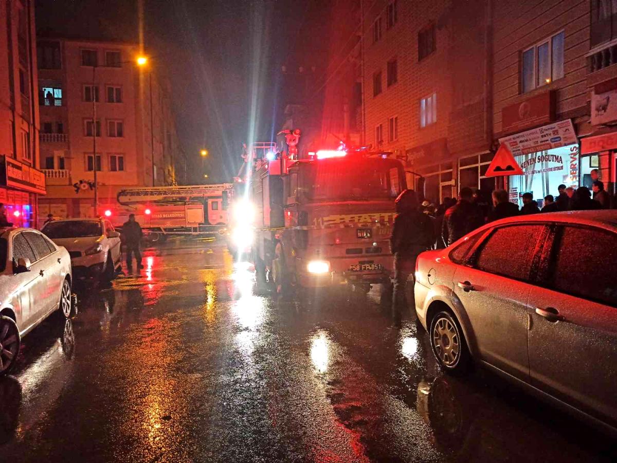 Sivas'ta İş yerinde korkutan yangın