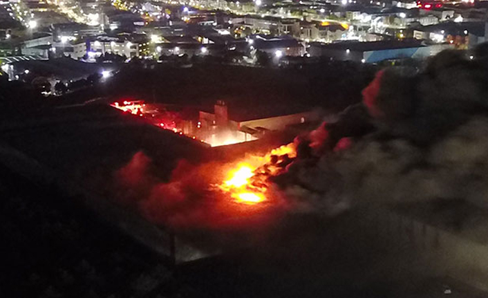 Fabrikada çıkan yangında 2 kişi yanarak öldü