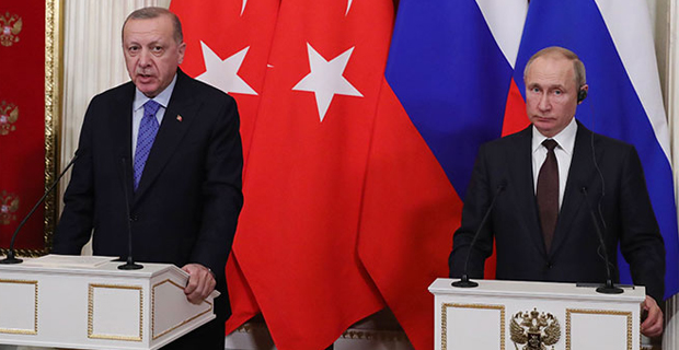 Cumhurbaşkanı Erdoğan ile Putin Dağlık Karabağ, Suriye ve Libya'yı görüştü
