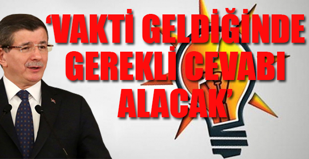 AKP'den Davutoğlu istifasına ilk tepki
