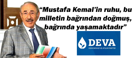 Sivas DEVA Partisi İl Yöneticisi Prof. Erol  “30 Ağustos ruhu, Anadolu’muzun topraklarından tekrar tekrar fışkırtılacaktır”