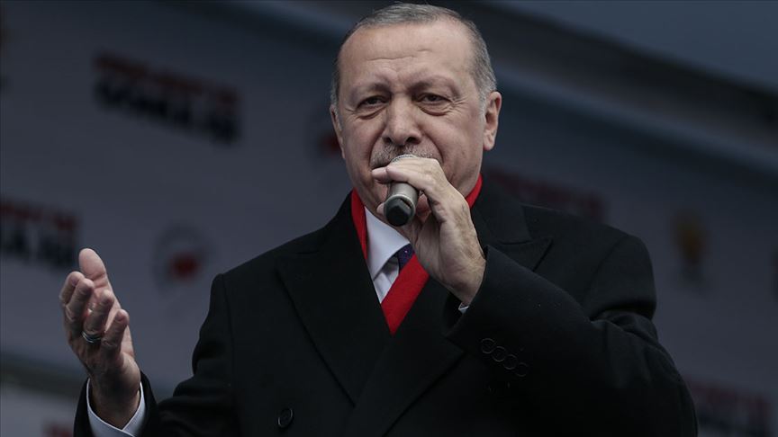 Erdoğan, Elazığ'da konuşuyor