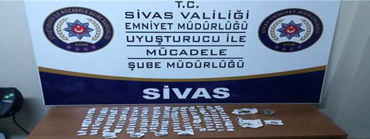 Sivas'ta Uyuşturucu Operasyonu