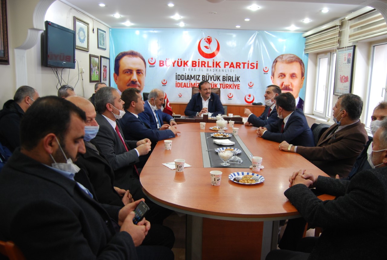 Başkan Adayı Mesut Dursun Büyük Birlik Partisi’ni ziyaret etti