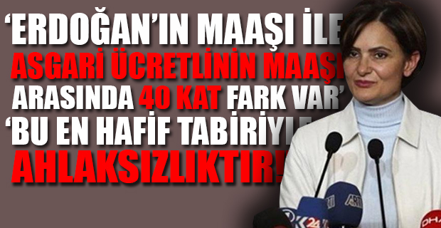 Kaftancıoğlu’ndan Erdoğan’a maaş tepkisi!