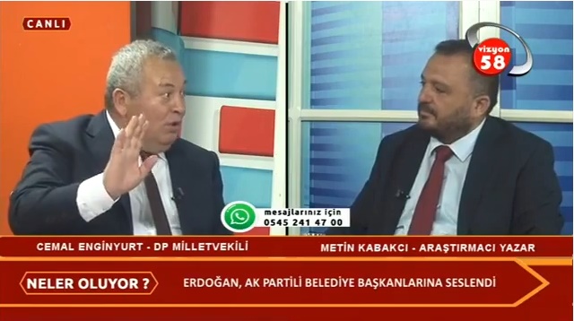 DP’li Enginyurt Başkan Bilgin’i ve AKP Milletvekillerini sert bir dil ile eleştirdi…