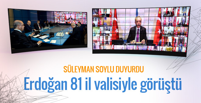 Erdoğan 81 il valisiyle görüştü!
