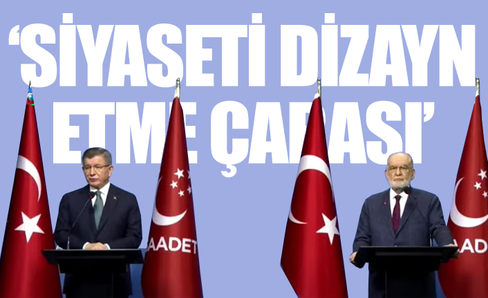 Davutoğlu ve Karamollaoğlu'ndan 'fezleke' açıklaması